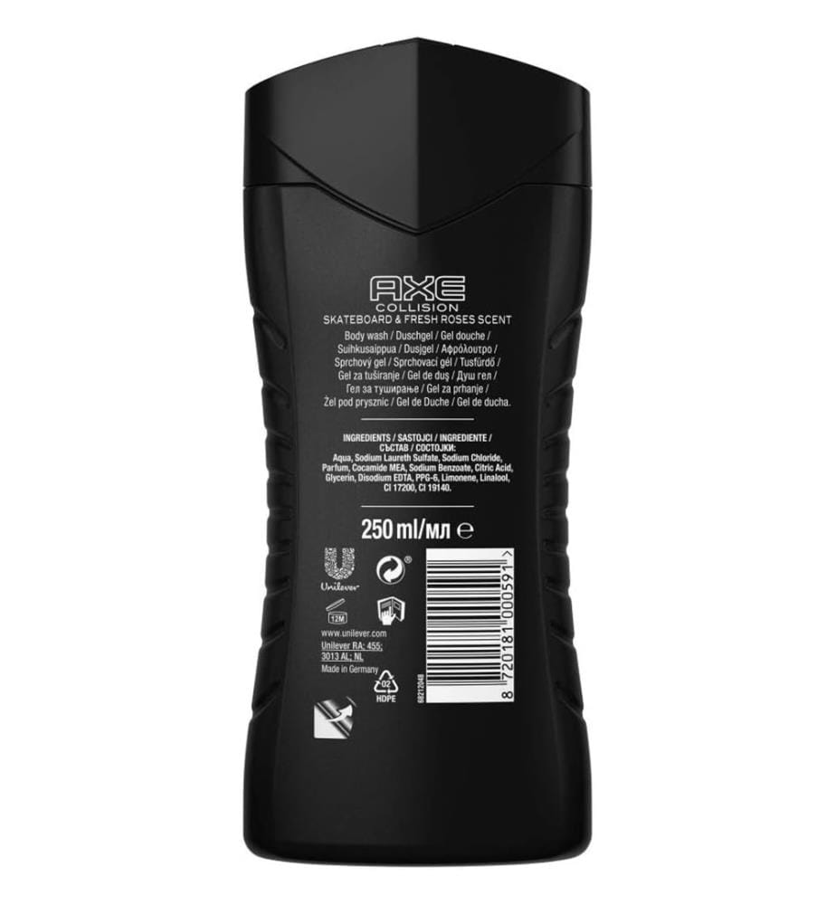 12x Gel doccia Skateboard & Fresh Roses - 250 ml