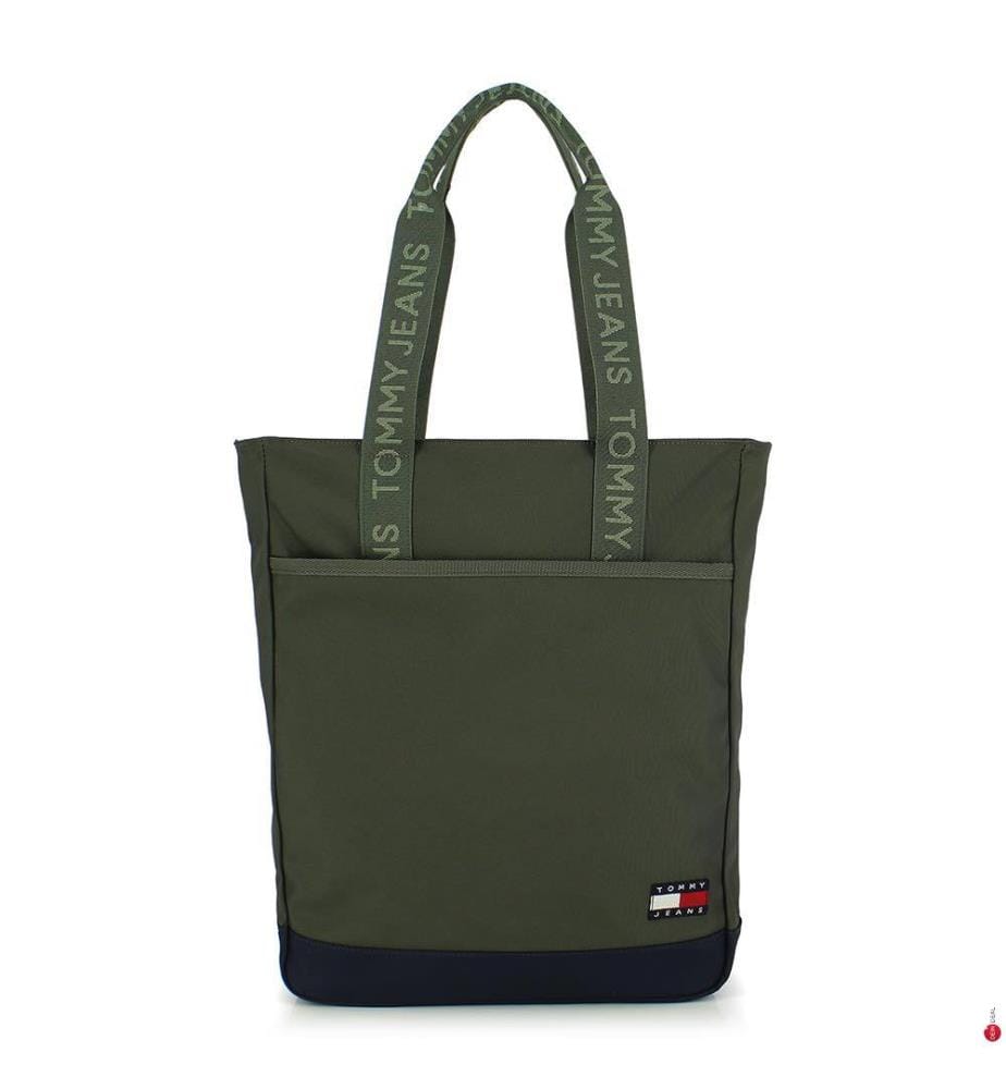 Essential Cabas mit Logo-Henkeln - Khaki