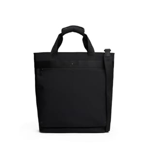 Tasche mit Schulterriemen und Metalllogo - Schwarz