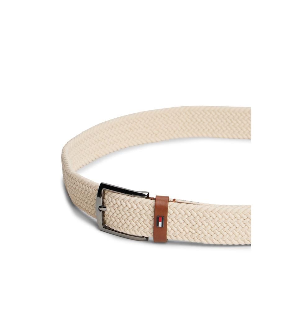 Ceinture Elastique Tissée - Blanc