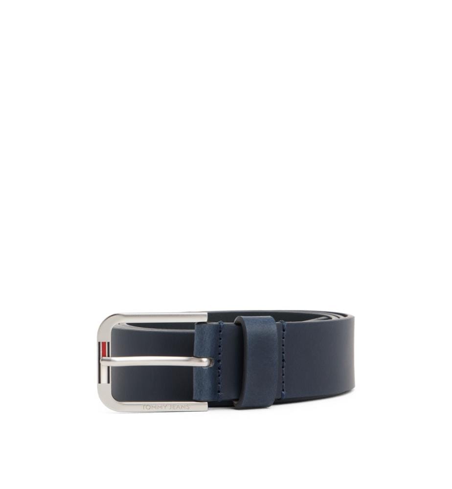 Ceinture Austin en Cuir à Boucle Carrée - 