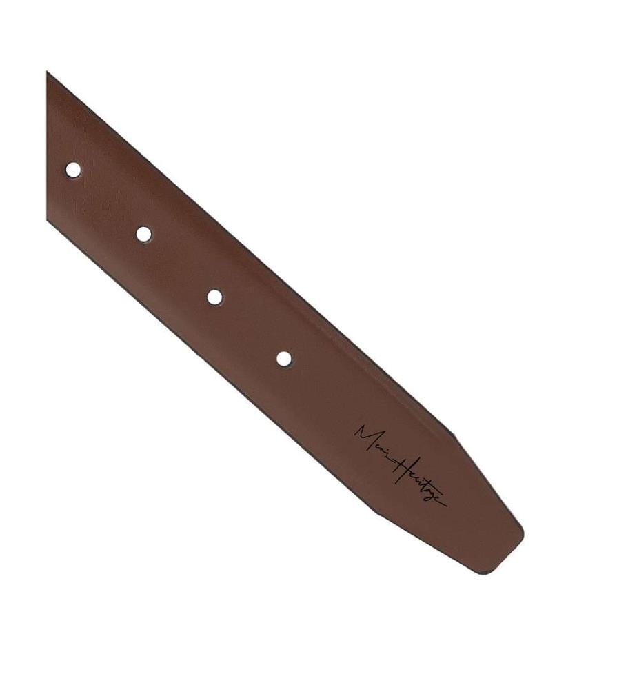 Cintura in pelle - Marrone chiaro