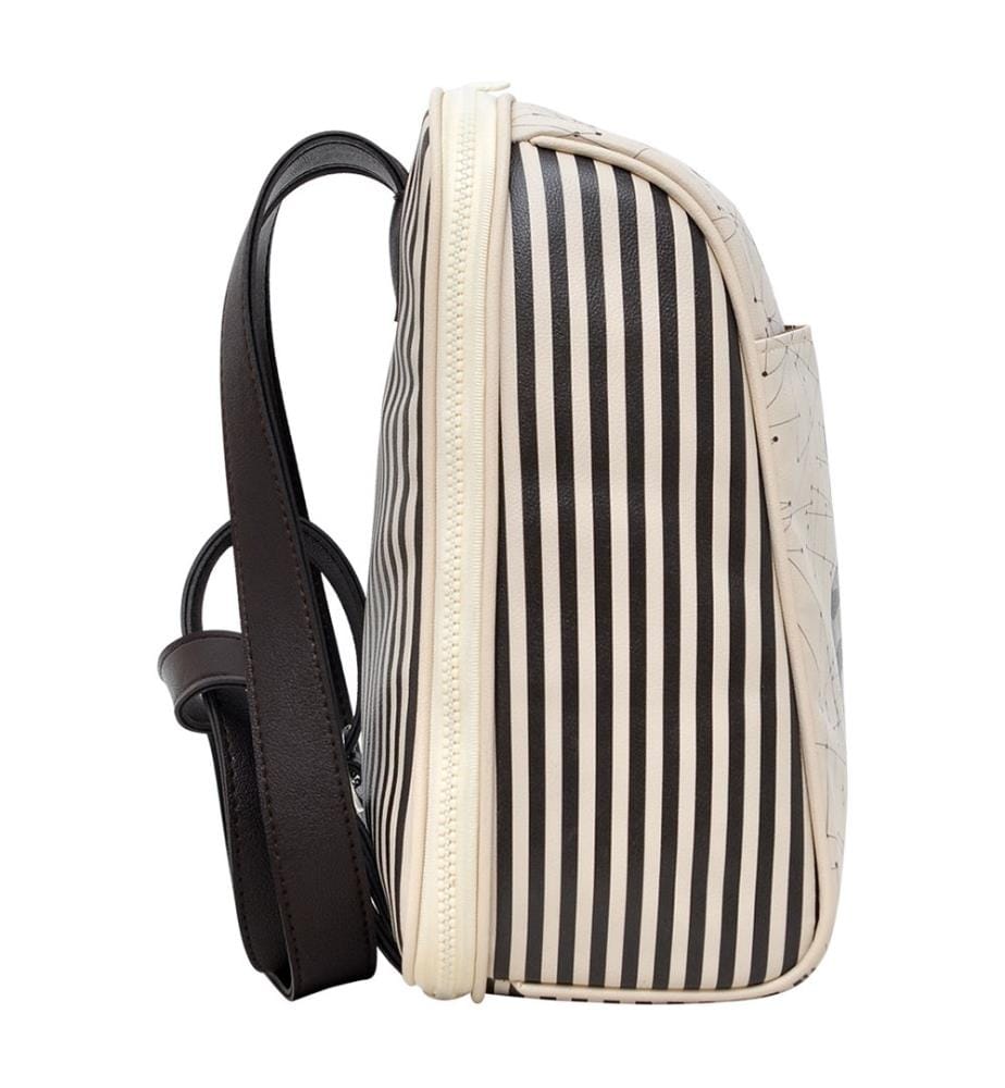 Rucksack C. Chaplin - Hellgrau und Schwarz