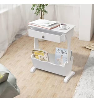 Zeitschriftenhalter Melrose Weiss