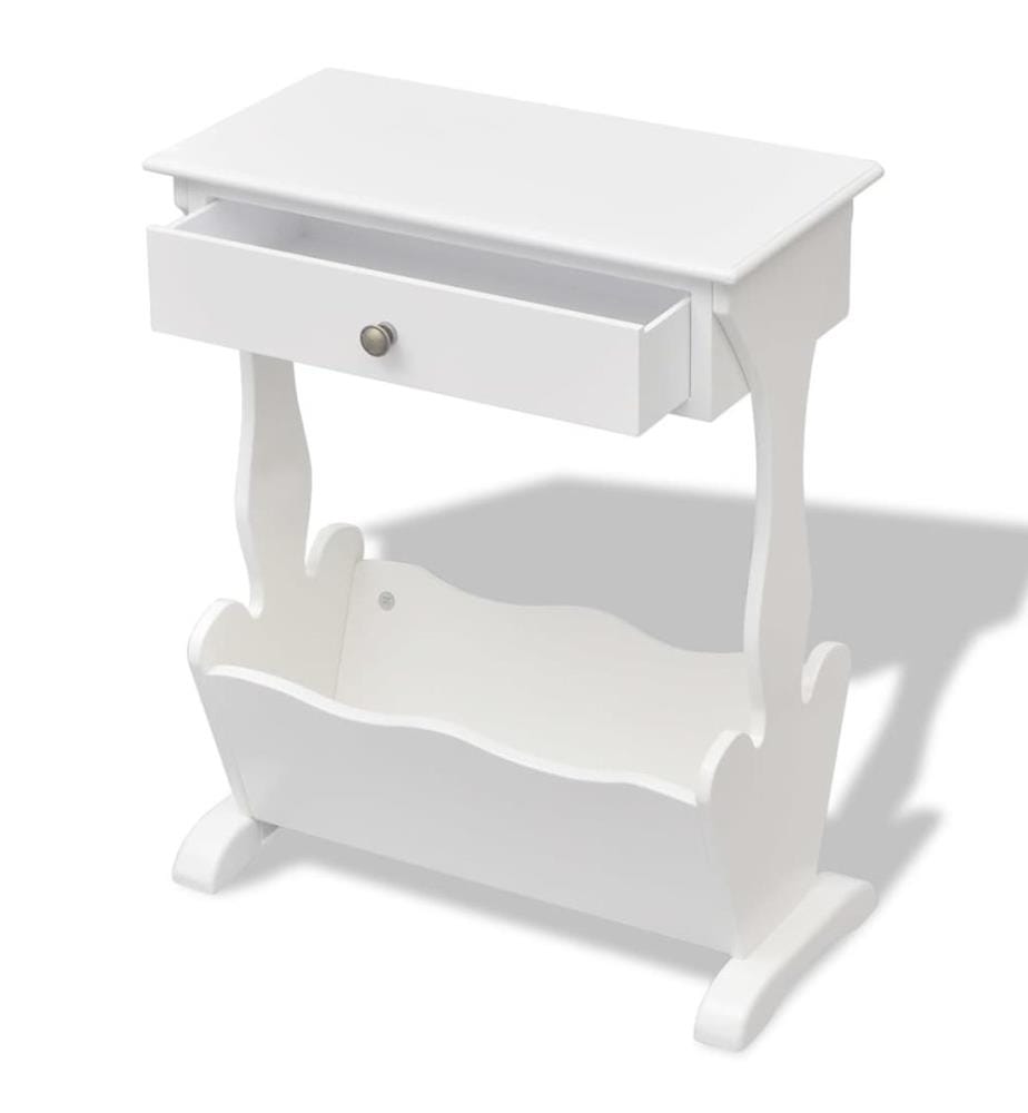 Zeitschriftenhalter Melrose Weiss