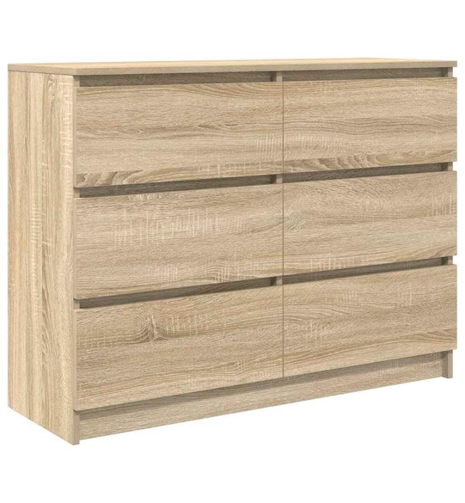 Sideboard Sonoma-Eiche 100x35x76 cm Holzwerkstoff