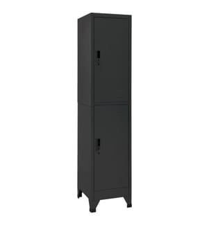 Schliessfachschrank Anthrazit 38x45x180 cm Stahl
