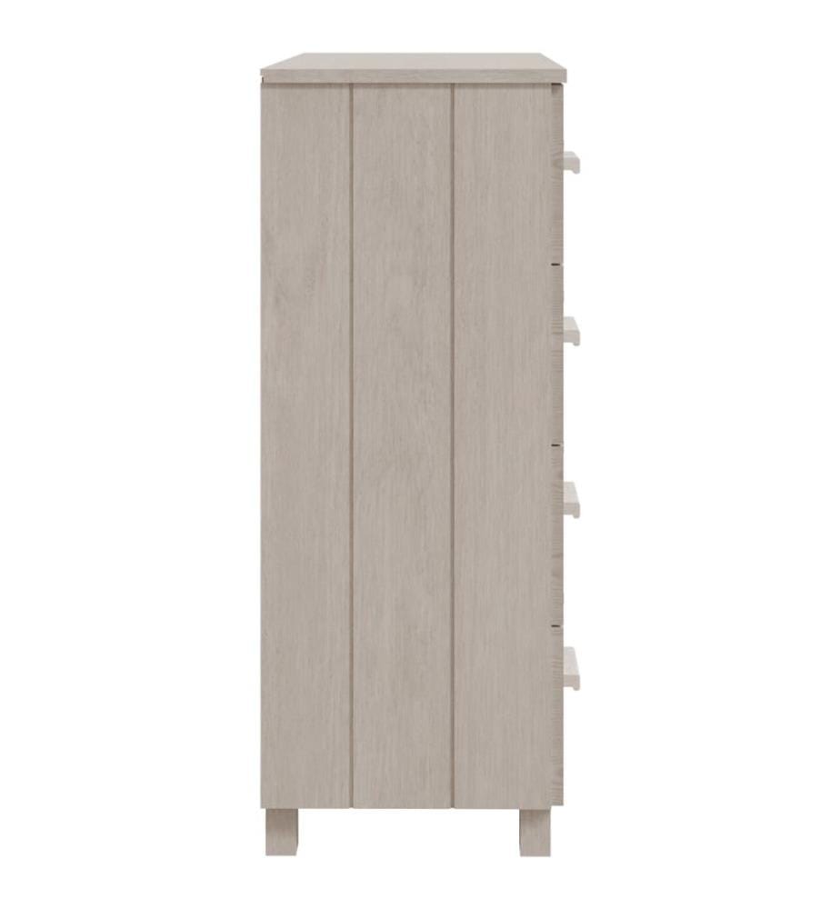 Buffet HAMAR Blanc 79x40x103,5 cm Bois massif de pin