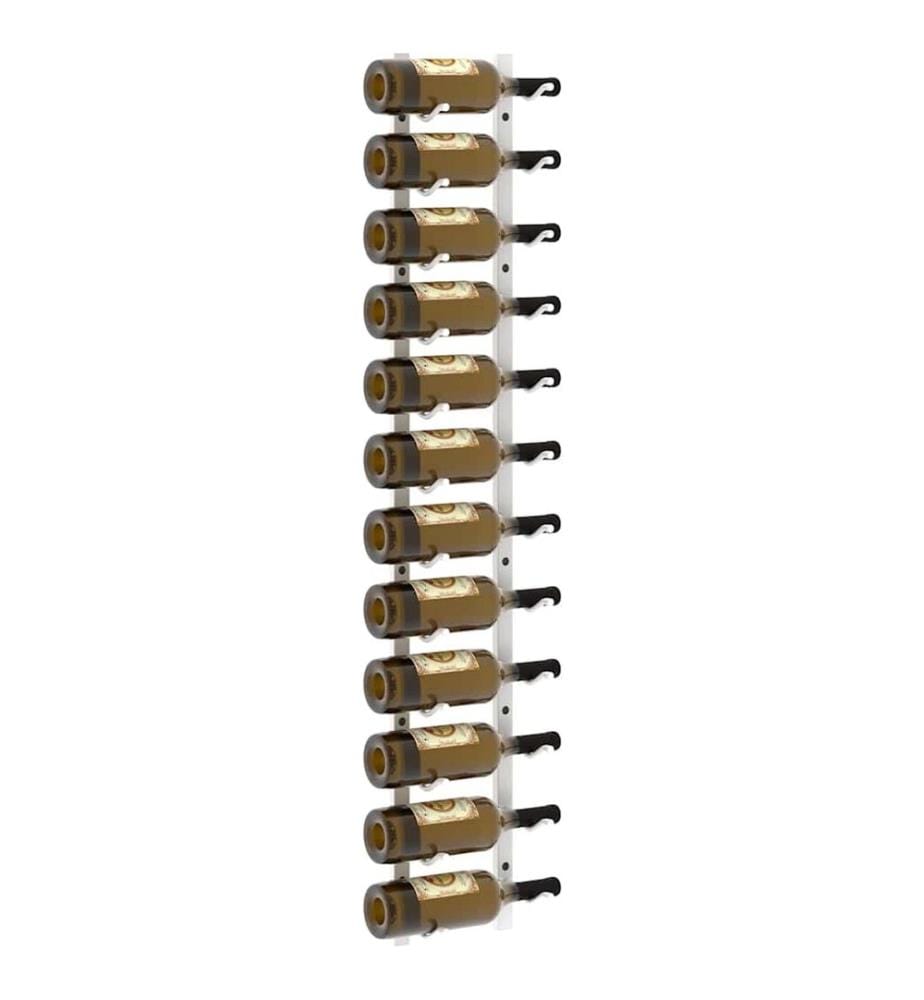 Casier à vin mural pour 12 bouteilles 2 pcs Blanc Fer