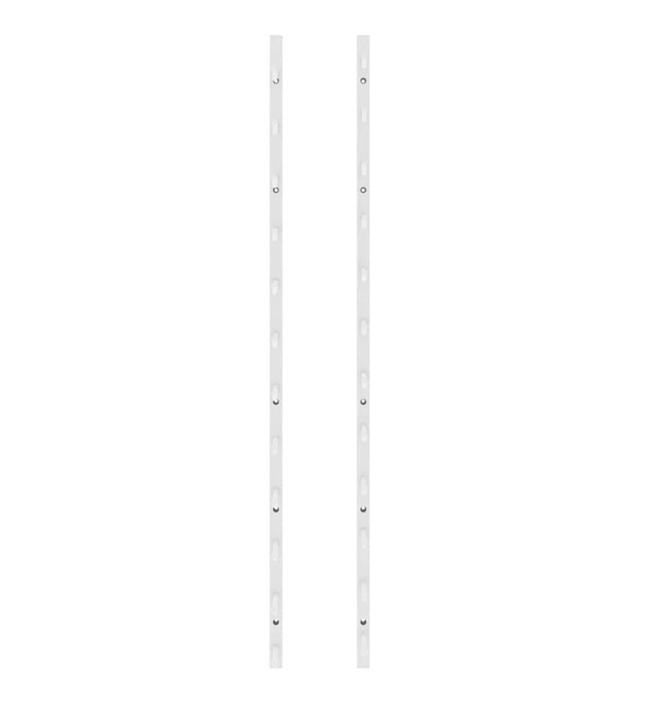 Casier à vin mural pour 12 bouteilles 2 pcs Blanc Fer