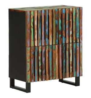 Buffet 60x34x75 cm bois d'acacia massif
