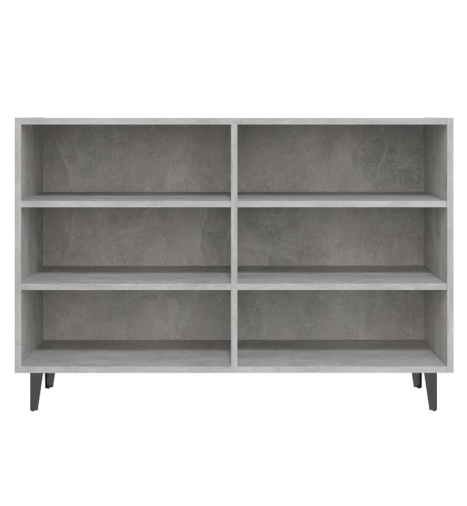 Sideboard Betongrau 103,5x35x70 cm Holzwerkstoff