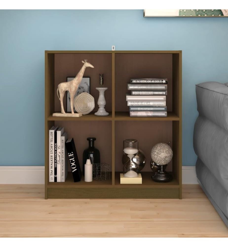 Buffet Marron miel 70x33x76 cm Bois massif de pin