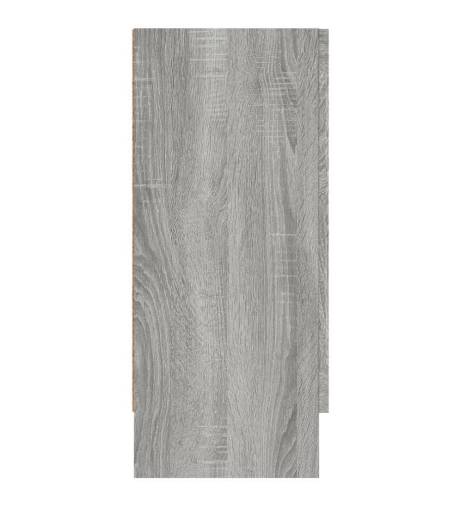 Sideboard Grau Sonoma 120x30,5x70 cm Holzwerkstoff
