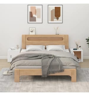 Tables de chevet 2 pcs Blanc 50x39x47 cm