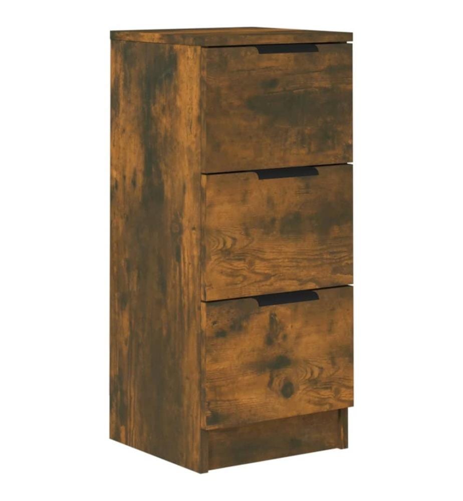 Sideboard Räuchereiche 30x30x70 cm Holzwerkstoff