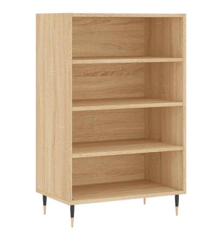 Highboard Sonoma-Eiche 57x35x90 cm Holzwerkstoff