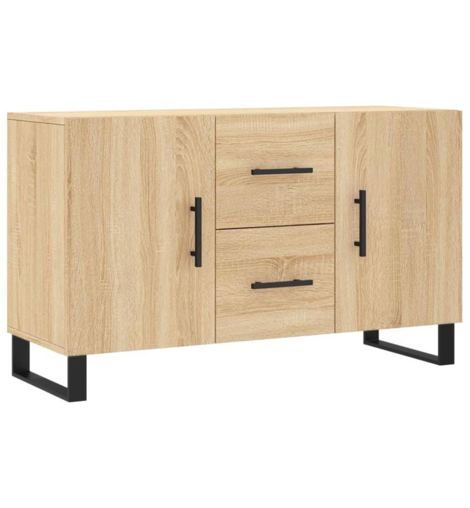 Buffet chêne sonoma 100x36x60 cm bois d'ingénierie