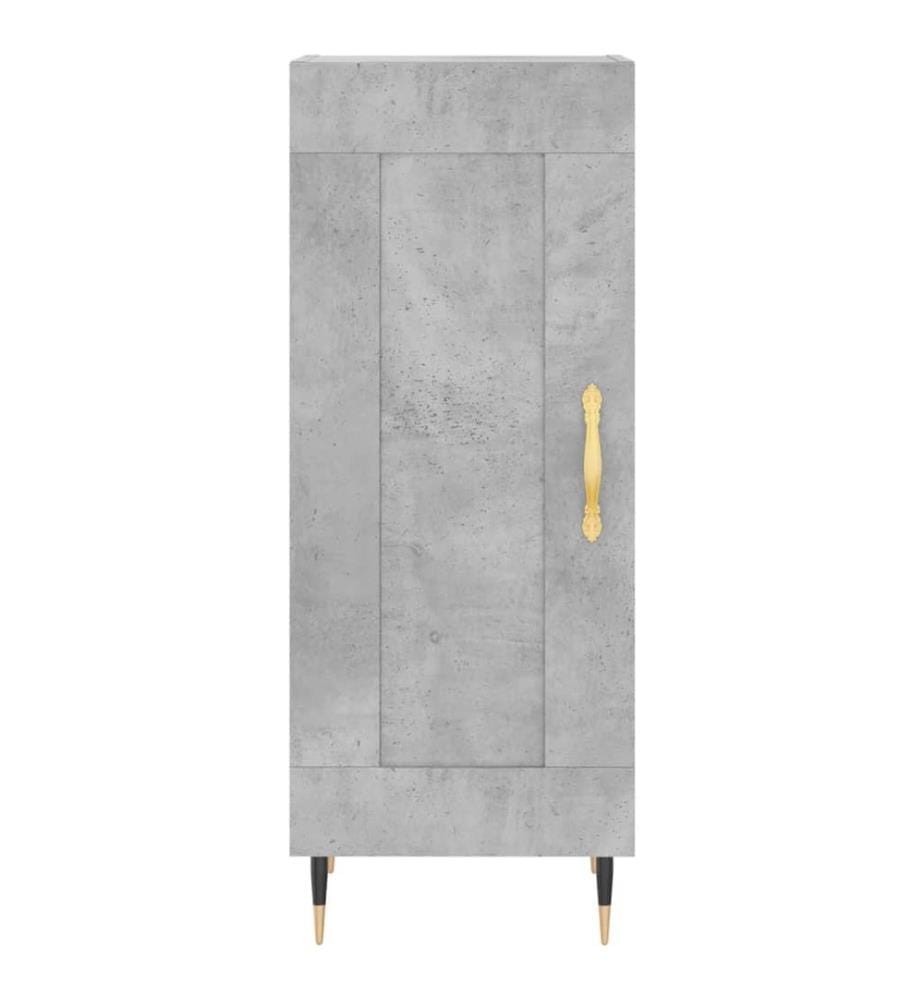 Sideboard Betongrau 34,5x34x90 cm Holzwerkstoff
