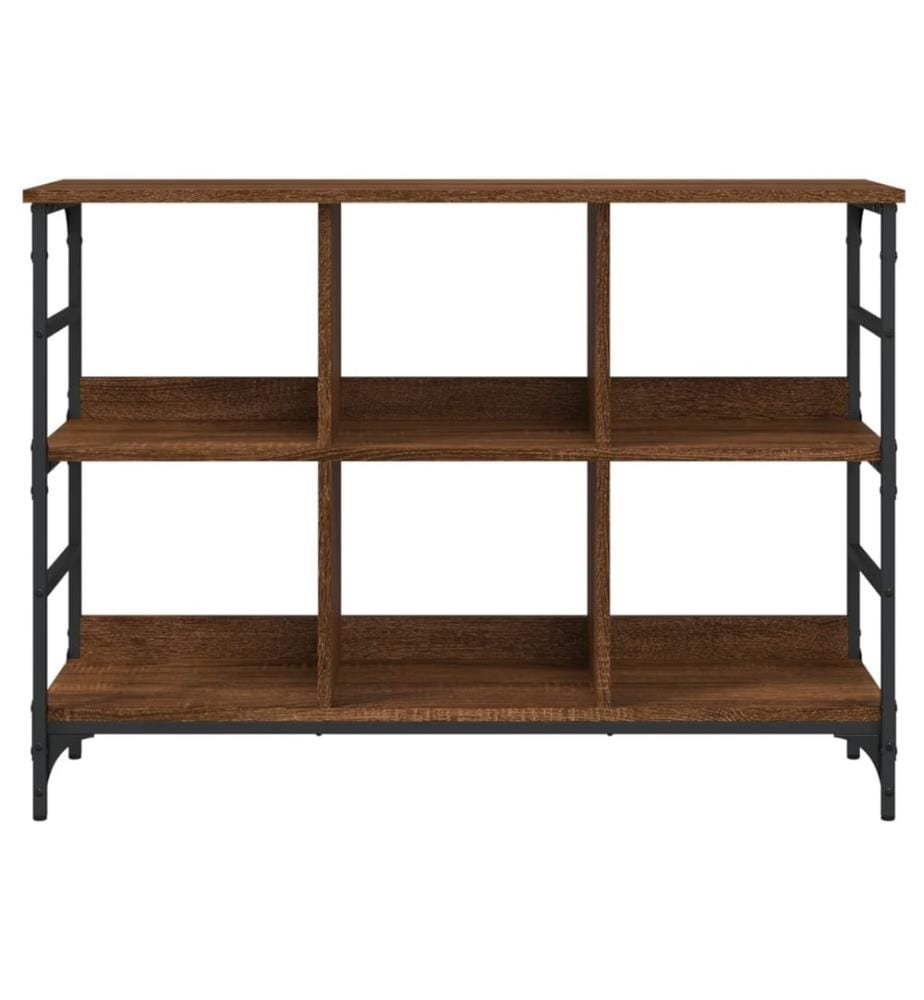 Sideboard Braun Eichen-Optik 102x32x73,5 cm Holzwerkstoff