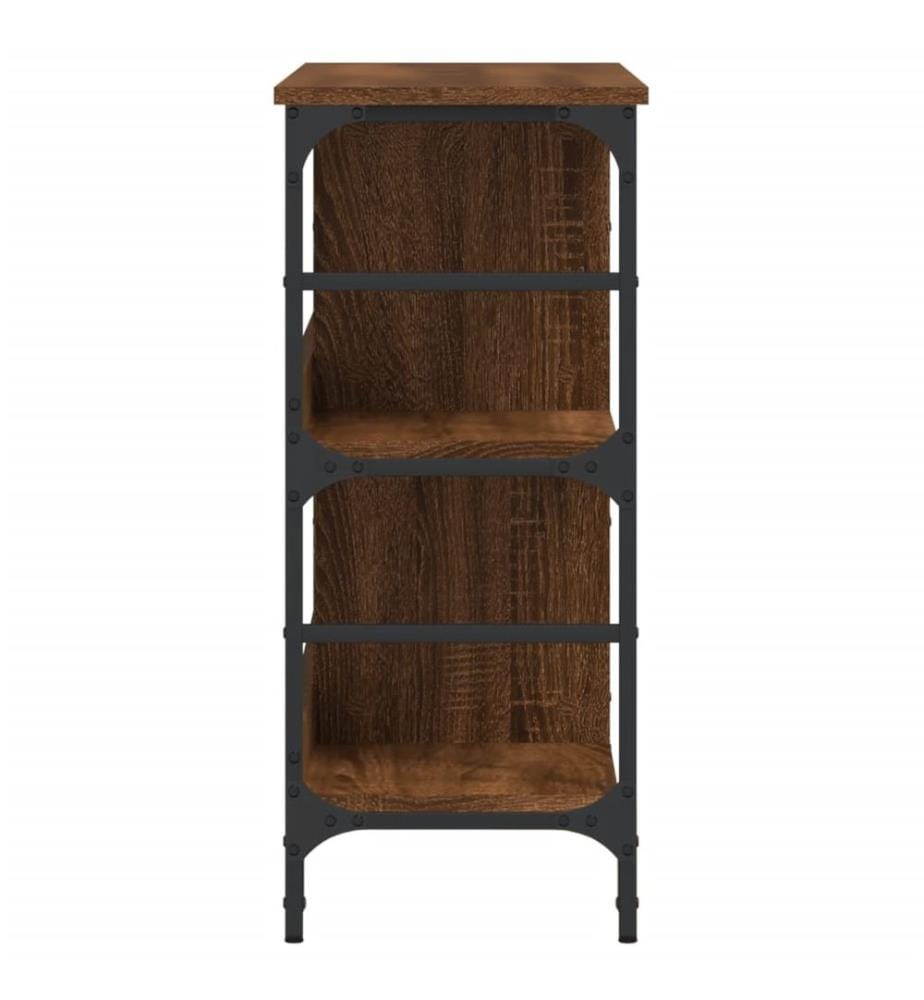 Sideboard Braun Eichen-Optik 102x32x73,5 cm Holzwerkstoff