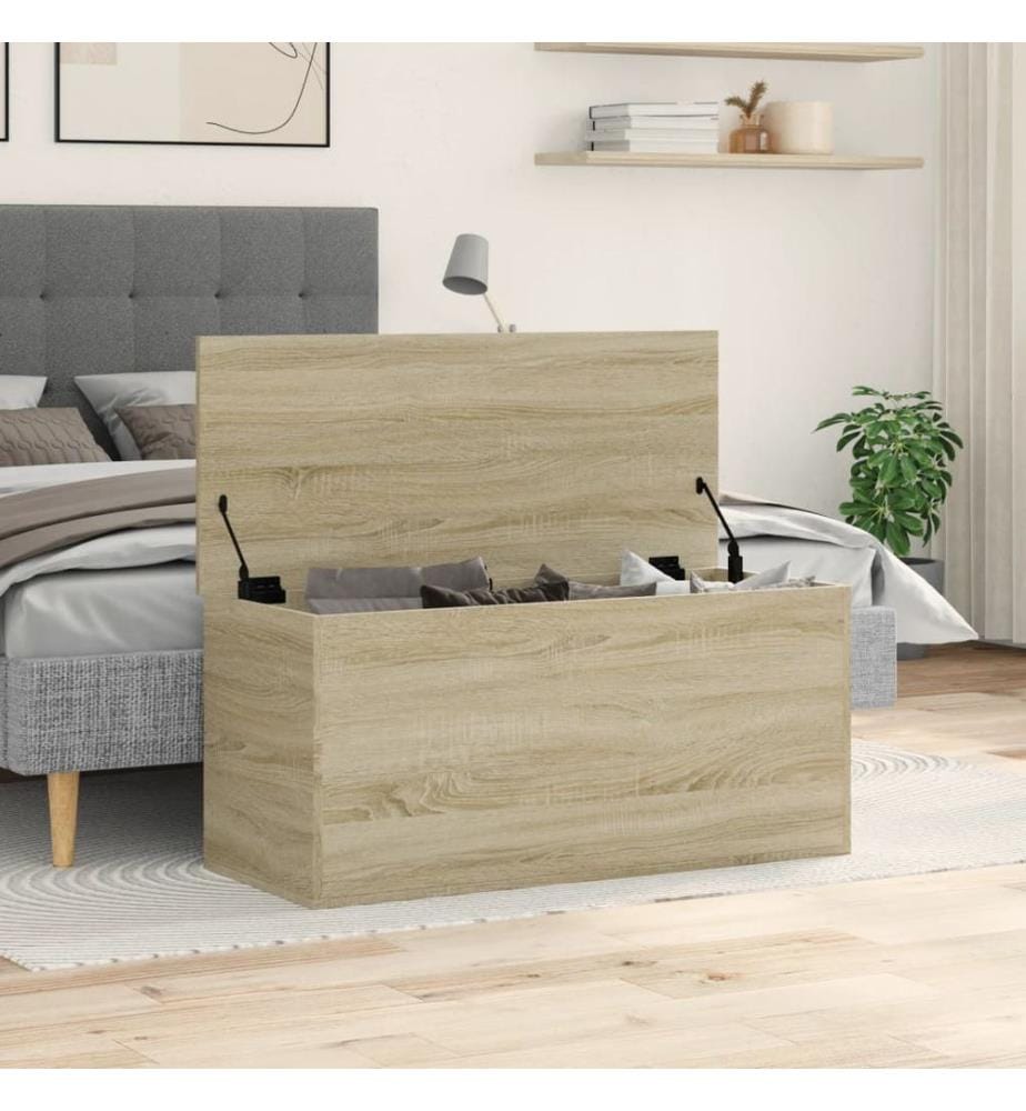 Truhe Sonoma-Eiche 100x42x46 cm Holzwerkstoff