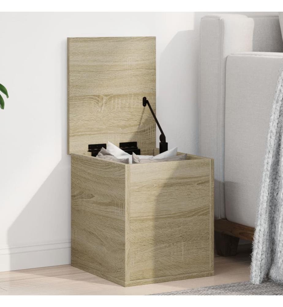 Truhe Sonoma-Eiche 30x35x35 cm Holzwerkstoff