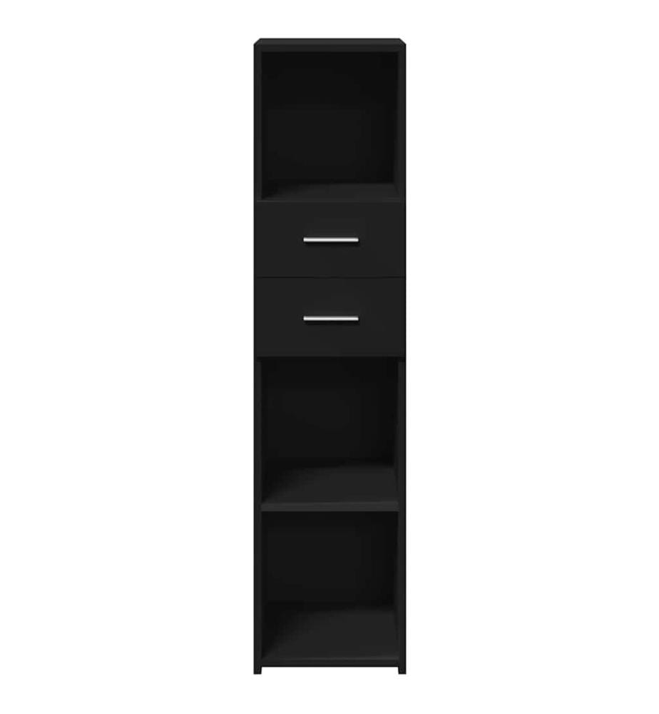 Highboard Schwarz 30x42,5x124 cm Holzwerkstoff