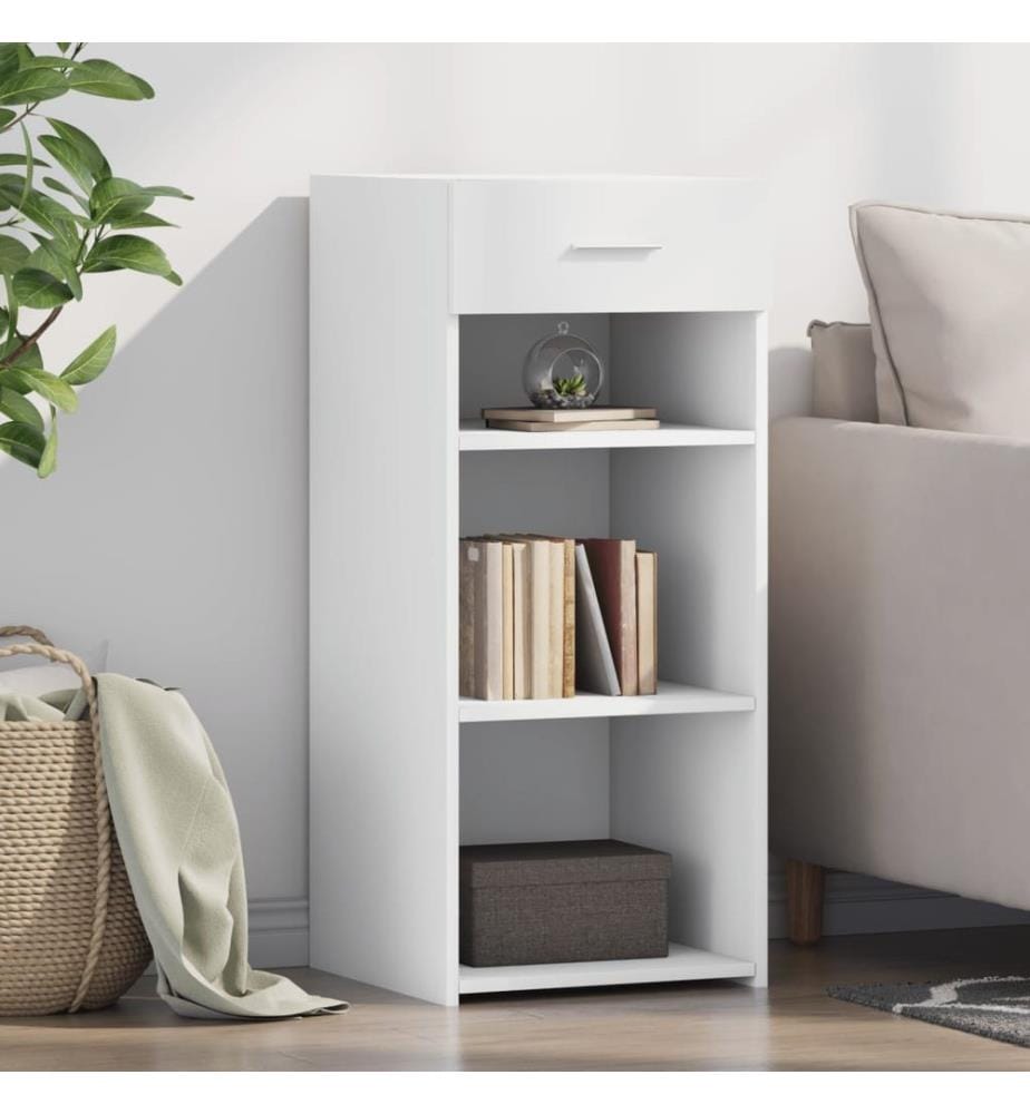 Sideboard Weiss 40x42,5x93 cm Holzwerkstoff