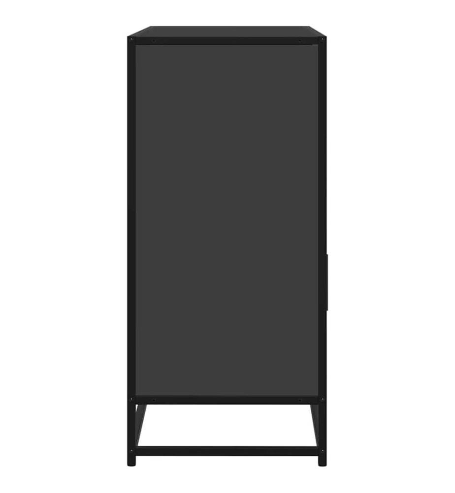Sideboard Schwarz 100x35x76 cm Holzwerkstoff