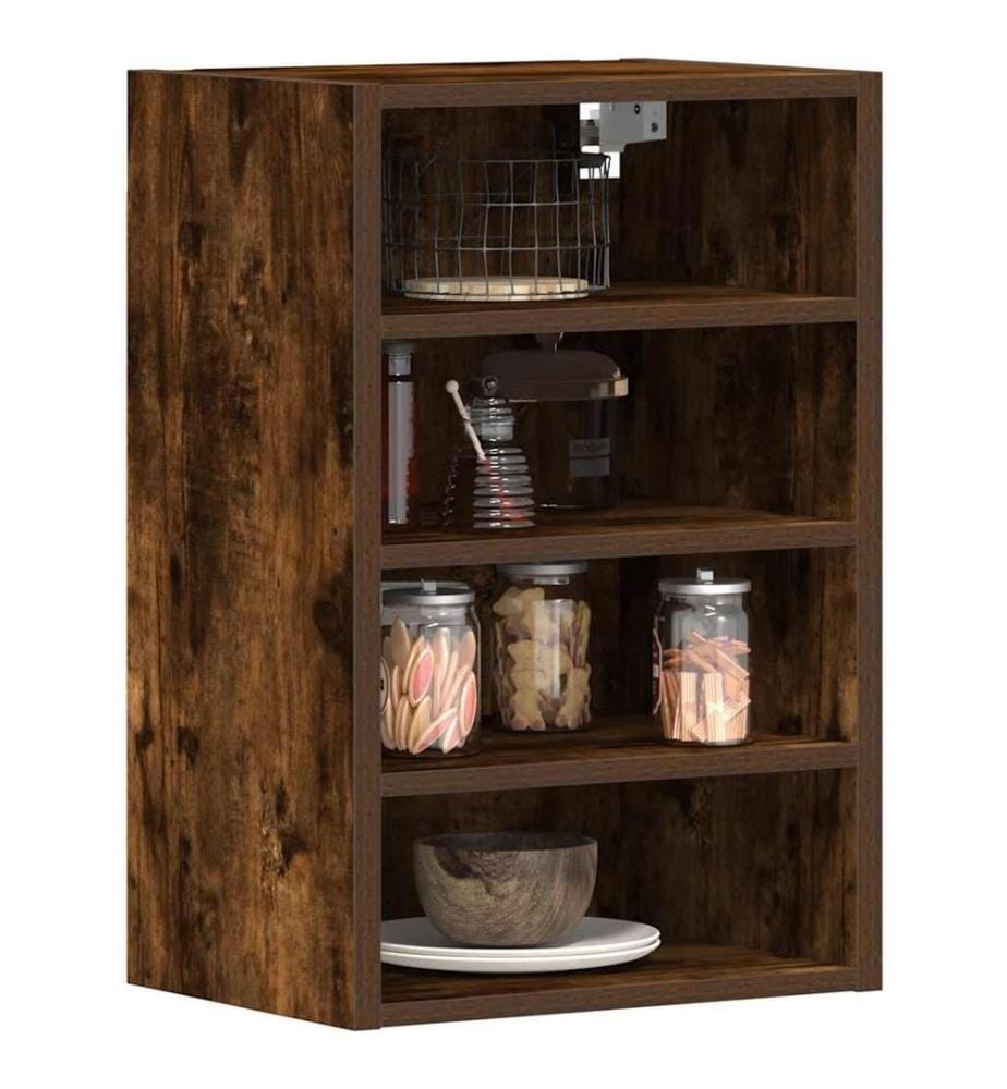 Armoire suspendue "Riga" Chêne fumé 40 x 29,5 x 60 cm Bois d'ingénierie