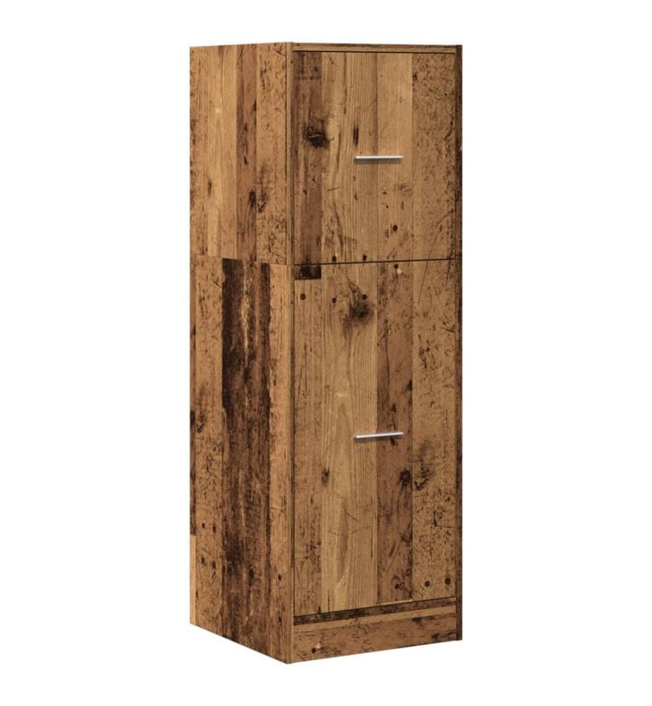 Apothekerschrank Altholz-Optik 40x41x118 cm Holzwerkstoff