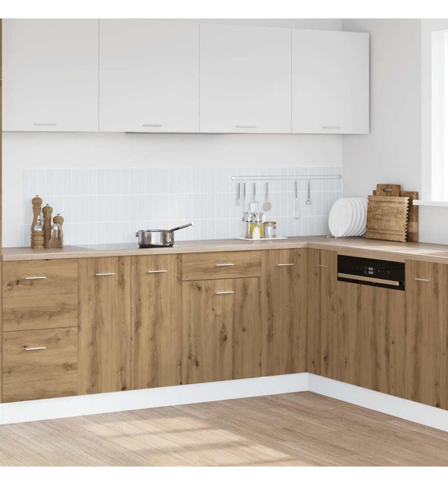 Schubunterschrank Lyon Artisan-Eiche 50x46x81,5 cm Holzwerkstoff