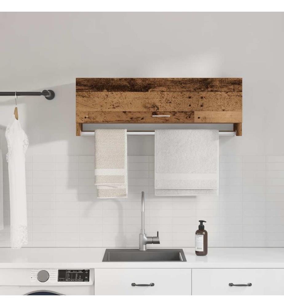 Kleiderschrank Altholz-Optik 100x32,5x35 cm Holzwerkstoff