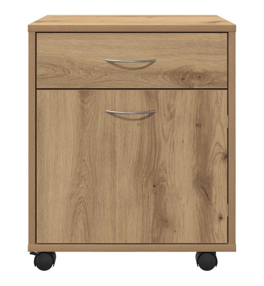 Rollcontainer Artisan-Eiche 45x38x54 cm Holzwerkstoff