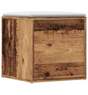 Tiroir boîte vieux bois 40,5x40x40 cm bois d'ingénierie
