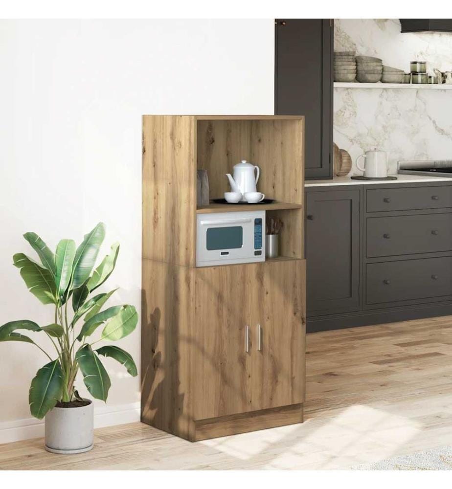 Armoire de cuisine chêne artisanal 57x41,5x131,5 cm
