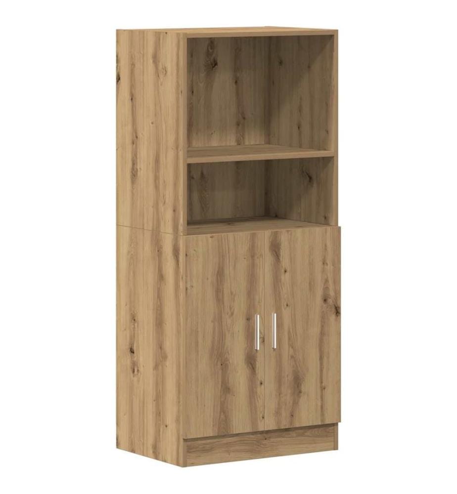 Armoire de cuisine chêne artisanal 57x41,5x131,5 cm