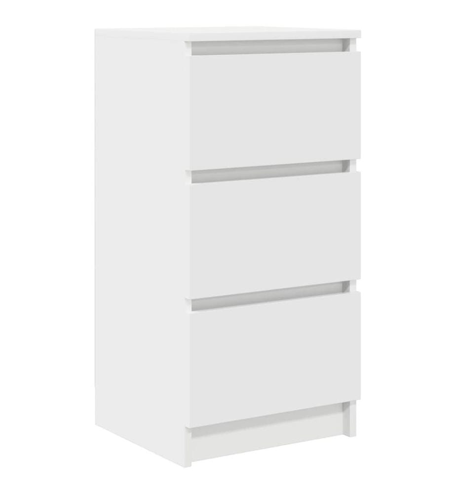 Sideboard Weiss 37,5x35x76 cm Holzwerkstoff