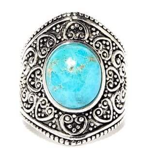 Achite Ring Türkis - Silber