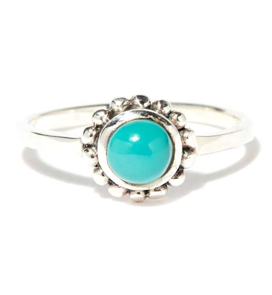 Maraca Ring Türkis - Silber