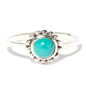 Maraca Ring Türkis - Silber