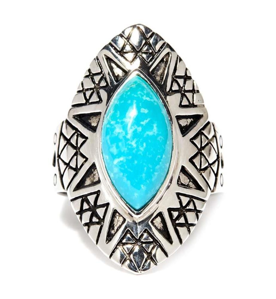 Ayaymama Ring Türkis - Silber