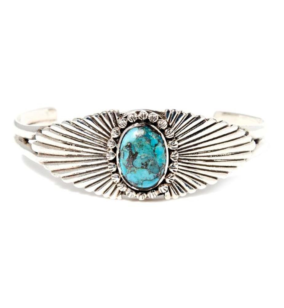 Bracelet Chicunahui - Argent et Turquoise