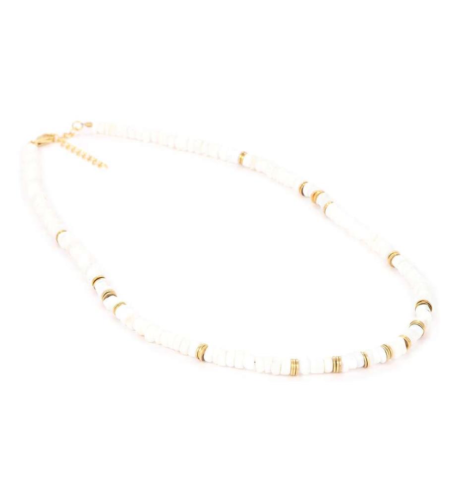 Atlacoya Halskette - White Opal