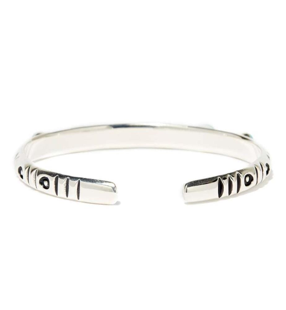 Verstellbares Armband Warupa Türkis - Silber