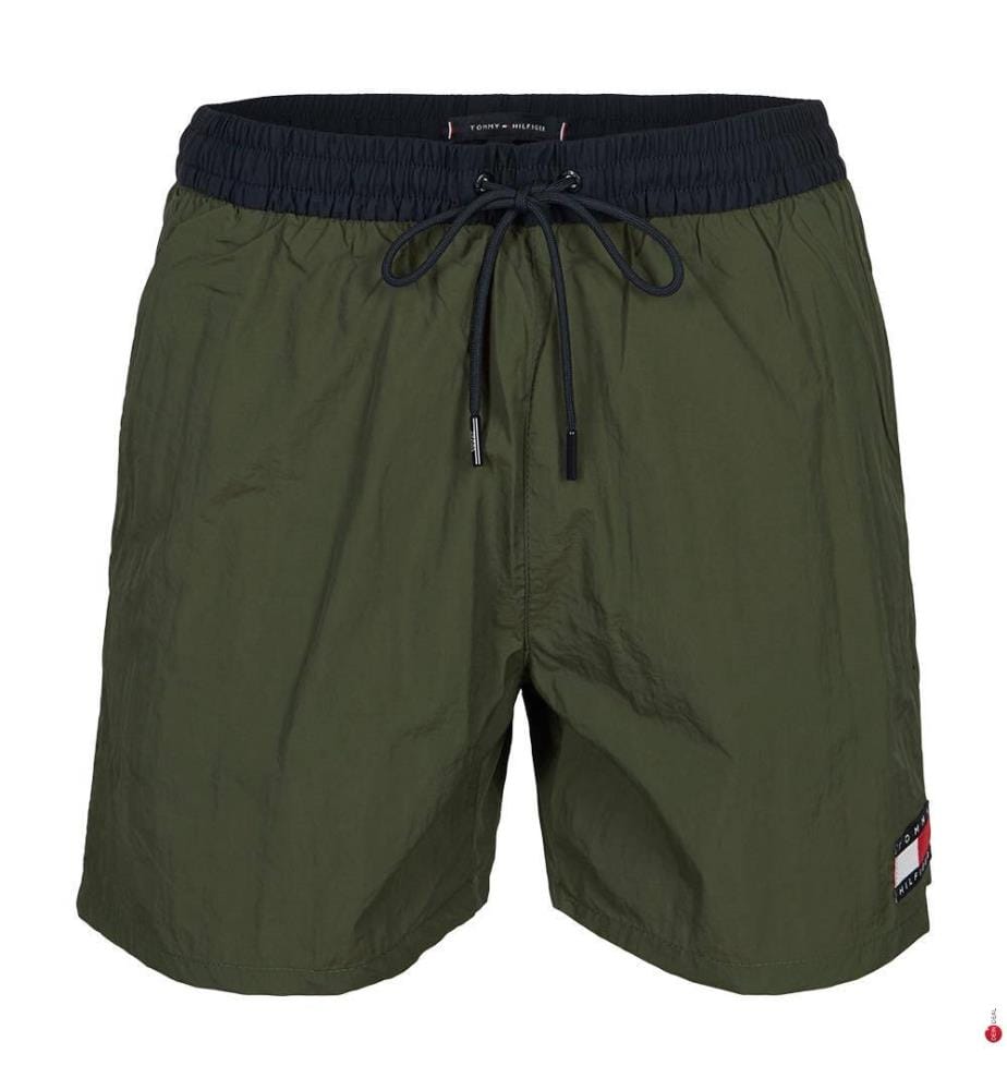 Short da Bagno - Nero e Cachi