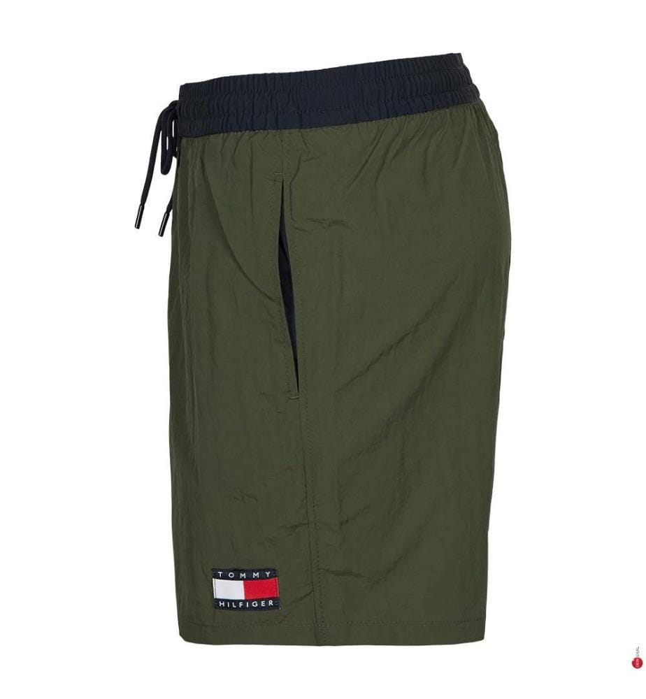 Short da Bagno - Nero e Cachi