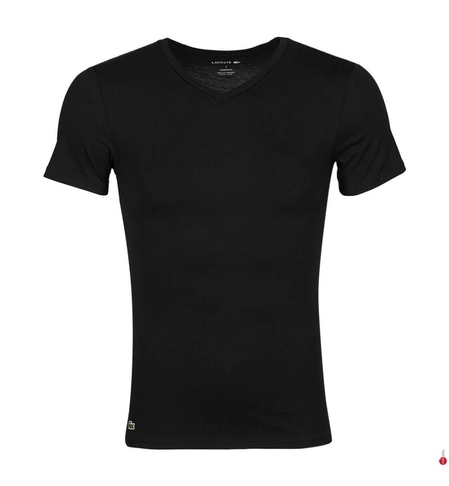 Pack de 3 T-Shirts Slim Fit Col V - Noir 