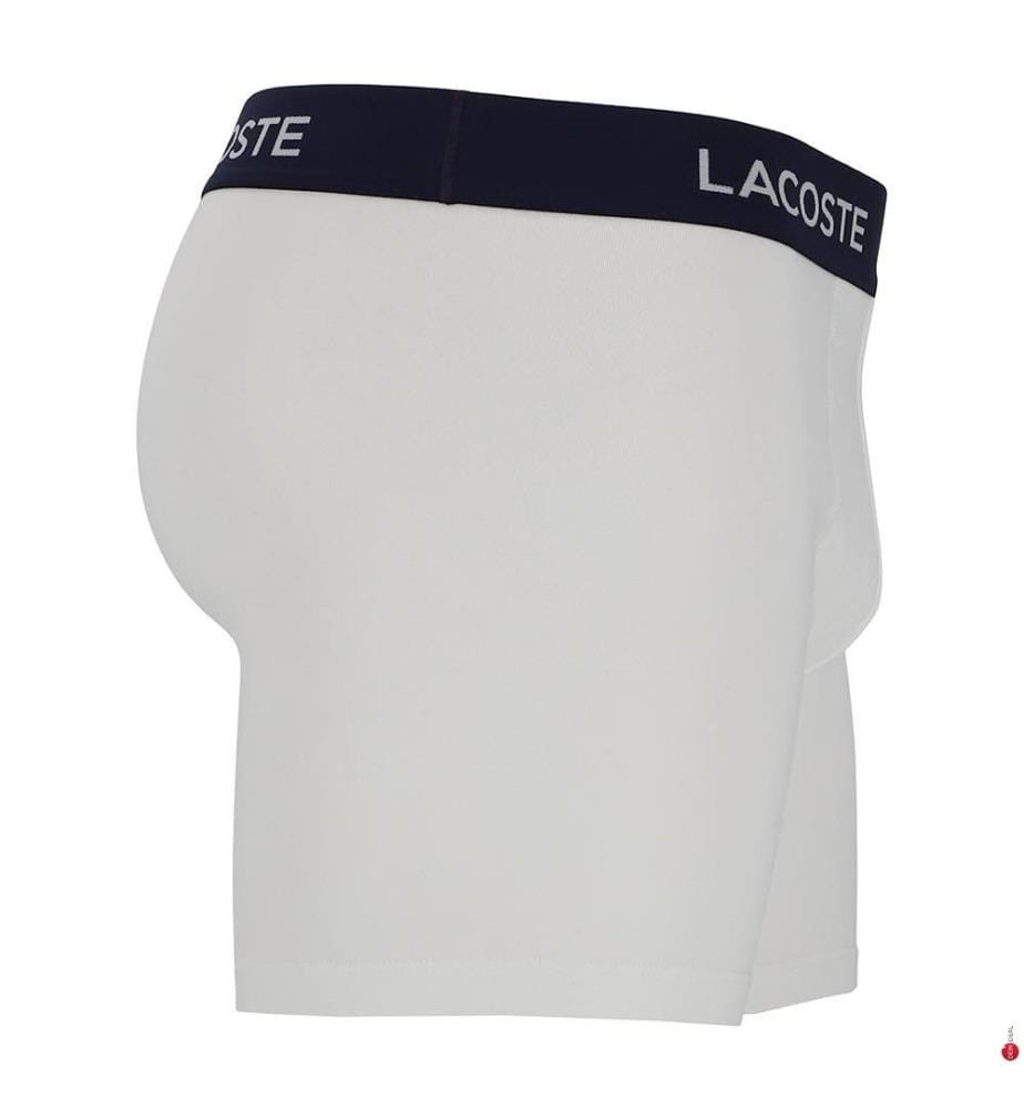 Pack de 5 Boxers Courts Coton Stretch - Blanc
